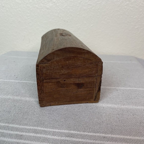 Vintage JCS Co Hand Carved Wood Elephant Napkin Rings Set Of 6 With Wooden Box - Picture 16 of 16